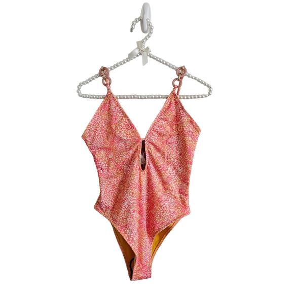 Ramy Brook Printed Sonoma One Piece Swimsuit In Sunrise Dot Size M - Picture 1 of 10